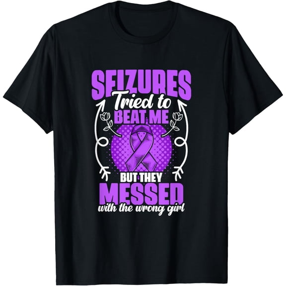 Seizures Tried To Beat Epilepsy Survivor Epilepsy Awareness T-Shirt