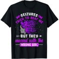 thumbnail image 1 of Seizures tried to beat me Epilepsy Awareness Butterfly T-Shirt, 1 of 4