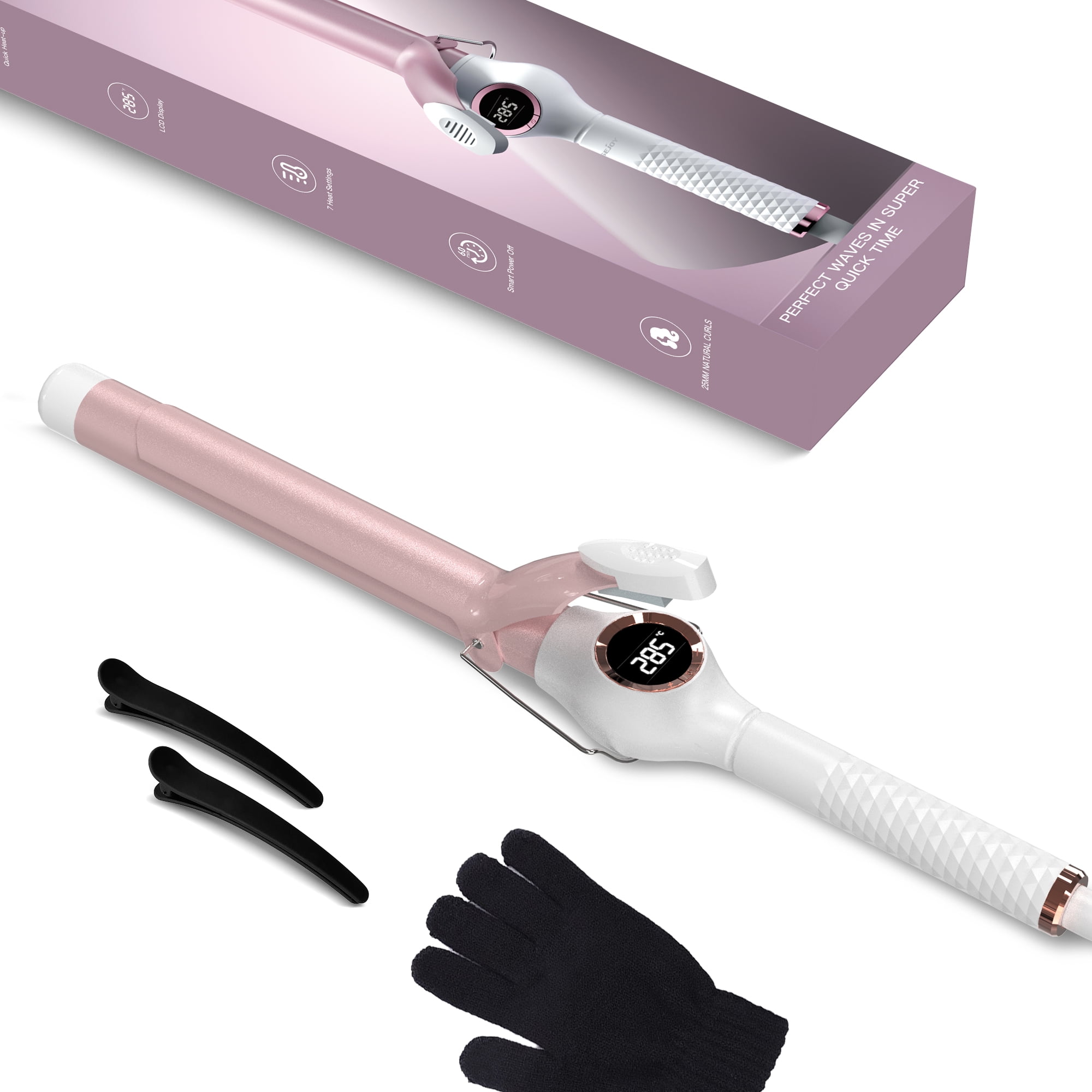 Sejoy 1 Inch Curling Iron for Hair Curler, Ceramic Curling Irons