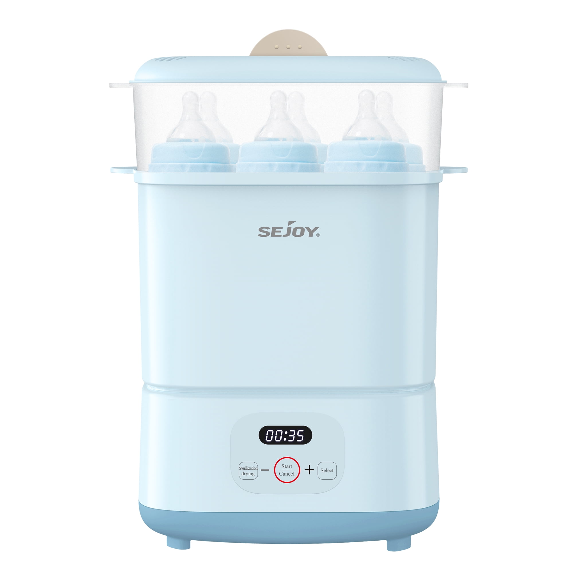 SEJOY BPA-FREE Baby Bottle Sterilizer Dryer Advanced Electric Steam  Sterilization Machine Storage System & Reviews