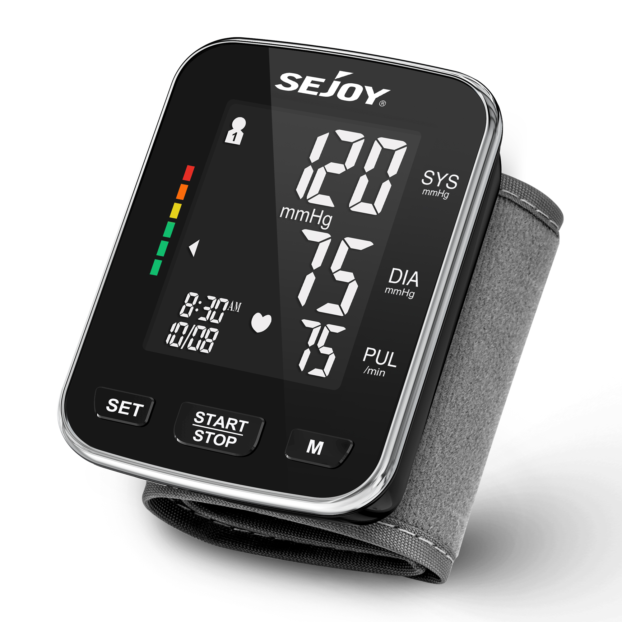 Care Touch Blood Pressure Monitor with USB Charging Digital Wrist BP