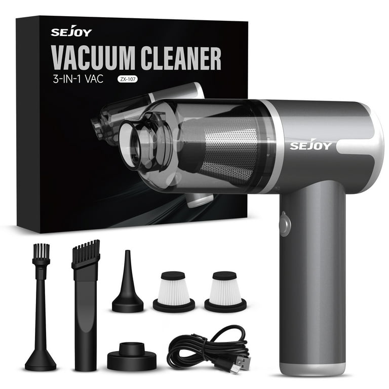 Sejoy 3 in 1 Portable Rechargeable Handheld Vacuum, High Sejoy 3 in 1 Portable Rechargeable Handheld Vacuum, High
