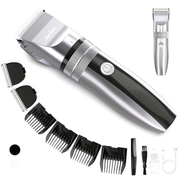 Sejoy Cordless Hair Clipper for Men and Women - Zero Gap Haircut Set, Rechargeable for Home Use