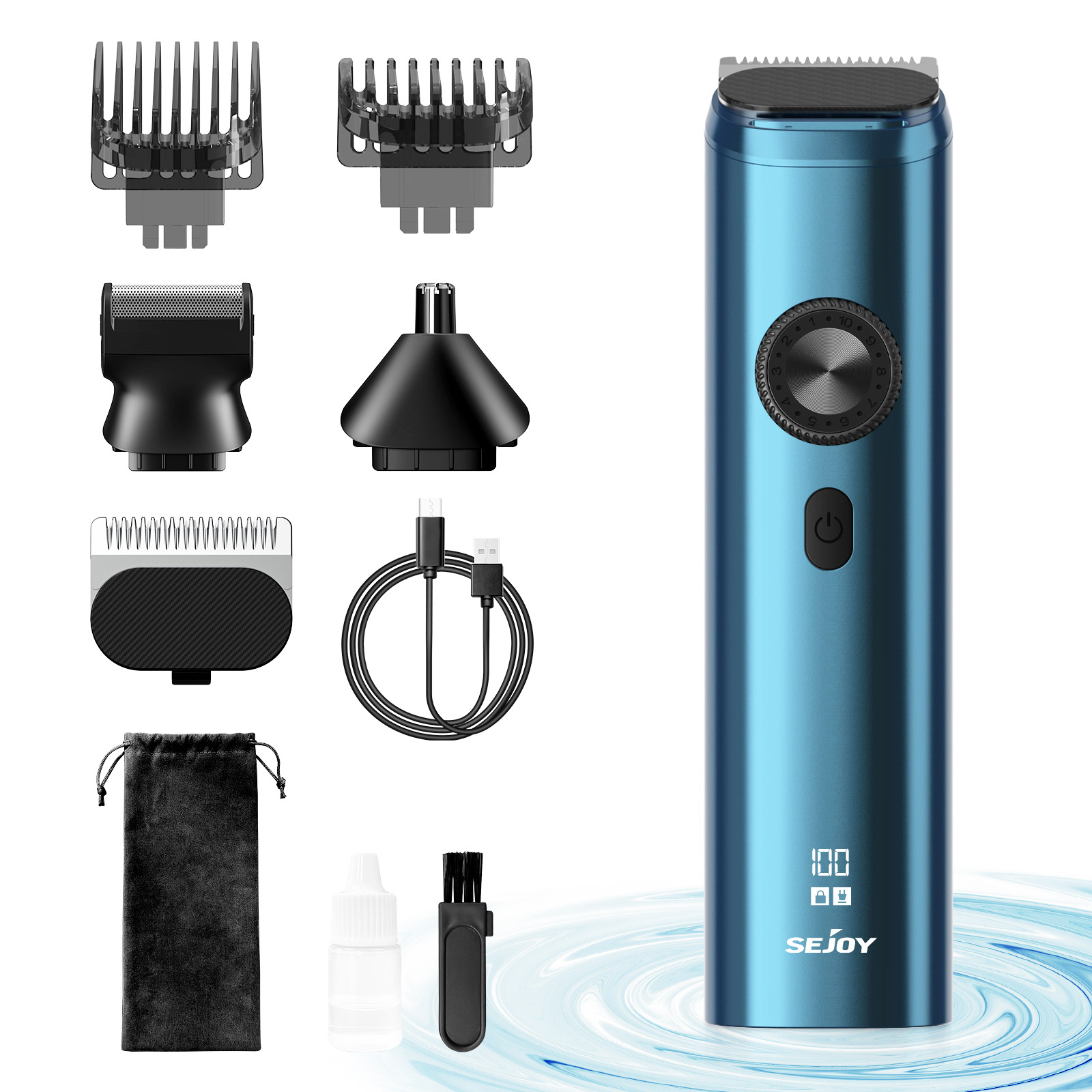 Sejoy Electric Razor for Men,Men's Electric Shaver,Beard Trimmer,5 in 1