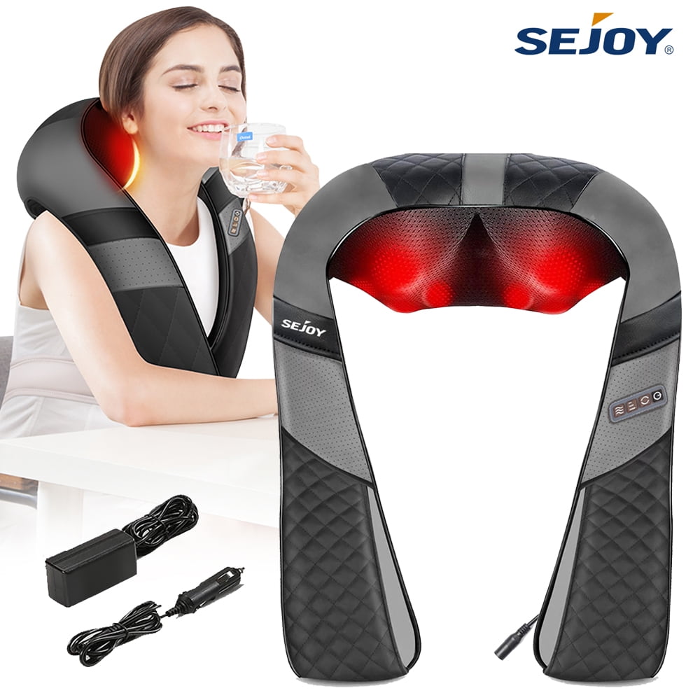 Asinhe Wearable Neck Shoulder Massager, Deep Tissue Shiatsu Back Massagers  with Heat for Pain Relief…See more Asinhe Wearable Neck Shoulder Massager