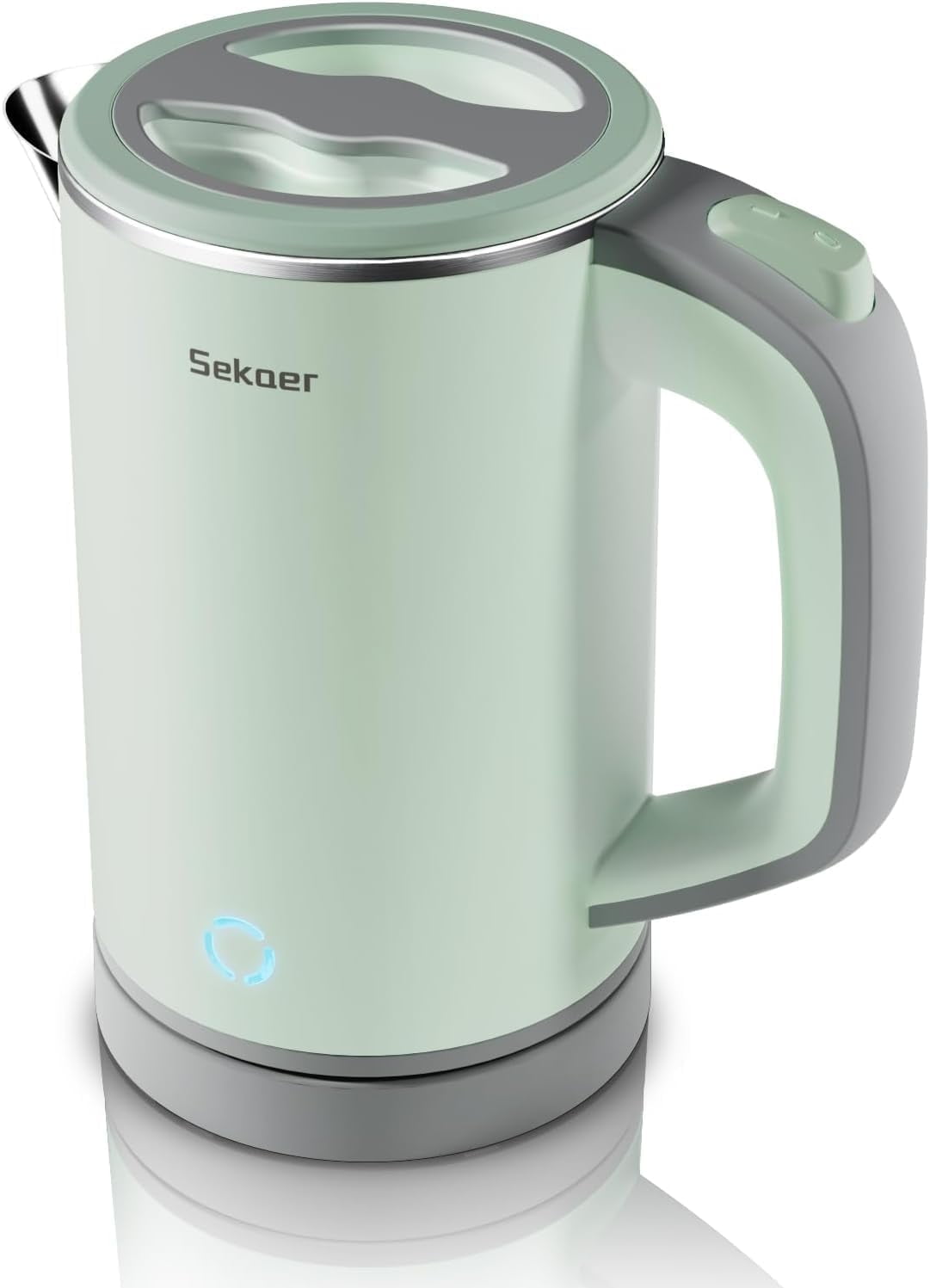 Walmart Black Friday Deals 2025 Sekaer Small Electric Water Kettle, 0.8L Stainless Steel, Auto Shut-Off, Boil Dry Protection