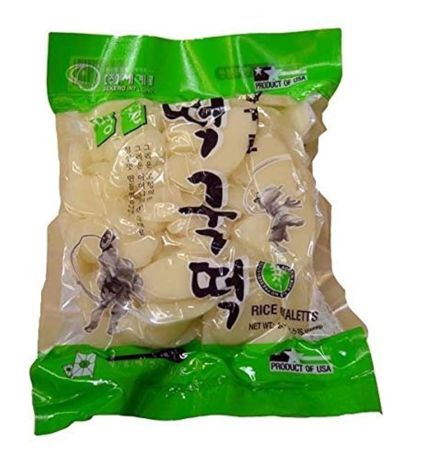 Sekero rice cake,Korean rice MMF7 cake, Rice Ovaletts, 24oz/pk (Pack of