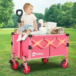 Little Tikes Deluxe Ride Relax Wagon with Full Canopy and Cooler in Red and Tan For Kids Boys and Girls Ages 12 Months to 4 Year old Walmart