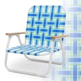 thumbnail image 1 of Sekey Portable Beach Chair, Lightweight Folding Chair with Carry Bag, Blue, 1 of 7