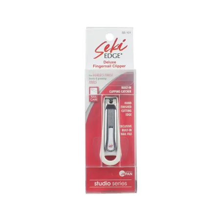 Seki Edge SS-101 Deluxe Fingernail Clipper w/Nail Catcher & Built in File