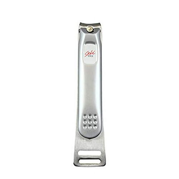 Seki Edge Stainless Steel Toe Nail Clippers (SS-107) Stainless Steel Toenail Clippers for Men & Women - Sharp Cutting Edges for Thick Nails - Professional & Home Use - Made in Japan