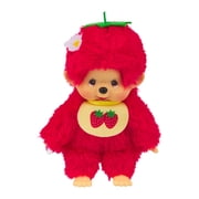 Sekiguchi Monchhichi FRUIT COLOR Plush Doll - Strawberry Red