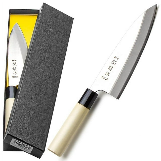 Sekiryu Deba Cooking Knife Stainless Steel with Wood Handle 12.15 inch