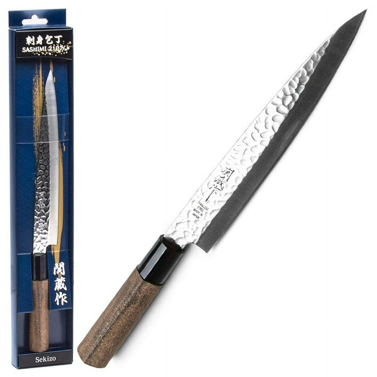 0yasumi！ Sekizo Stainless Steel Japanese Kitchen Tsuchime Sashimi Knife