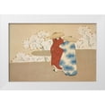 thumbnail image 1 of Sekka, Kamisaka 18x13 White Modern Wood Framed Museum Art Print Titled - Hanami season from Momoyogusa, 1 of 4