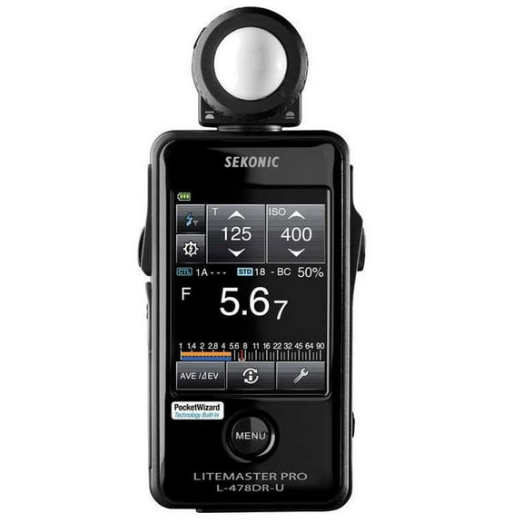 Sekonic LiteMaster Pro L-478DR-U Light Meter for PocketWizard System