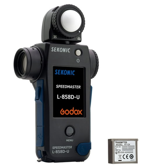 Sekonic L-858D-U SPEEDMASTER Light Meter Kit with RT-GX Transmitter Module - Compatible with Godox