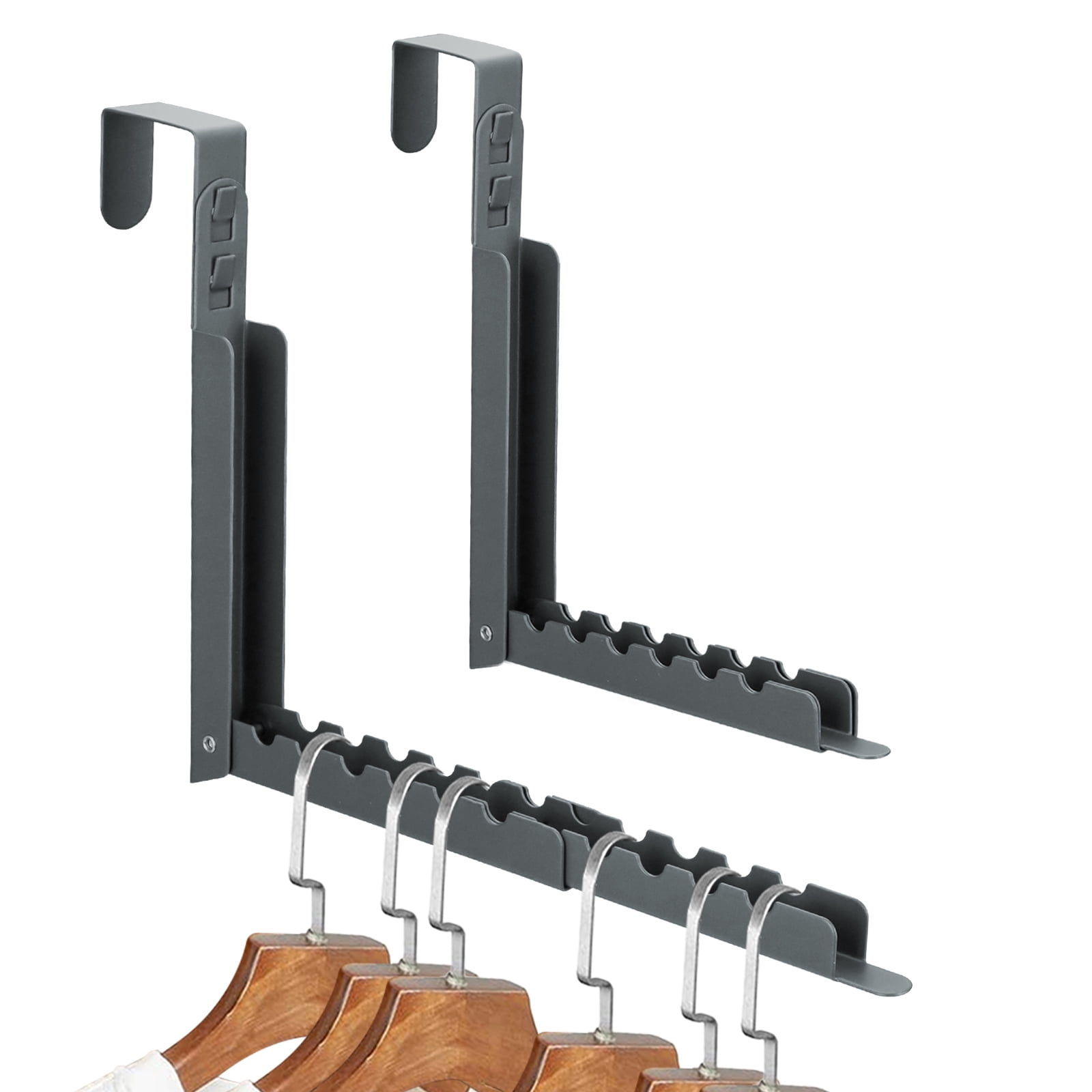 Sekonow 2 Pack Over The Door Drying Rack Clothing, Folding Retractable ...
