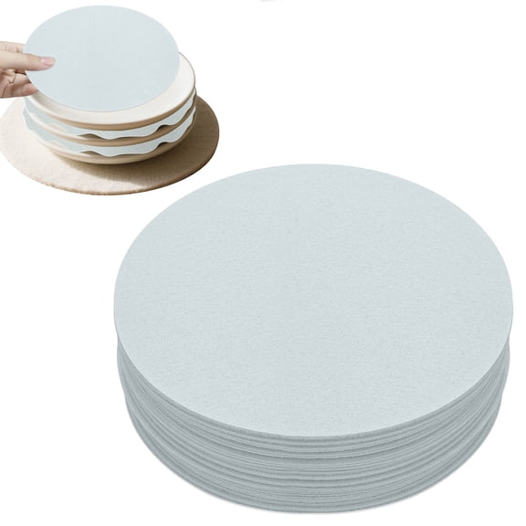 Sekonow 40 Pack 7.5in Felt Plate Protectors, Soft Porcelain Plate Dividers China Storage Separators Nonslip Dish Liners Pads for Stacking Packing Dinnerware, Pan, Pot, Cookware