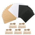 thumbnail image 1 of Sekonow 50 Pack Paper Picture Frames 4x6, Larger Display Window, Cardboard Hanging Photo Frame Bulk with Strings and Clips for Wall Decor, Photo Banner, DIY Artwork, 4x6, 1 of 7