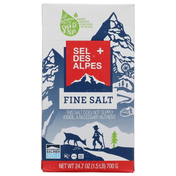 Sel des Alpes Fine Salt 24.7 oz (Pack of 10)
