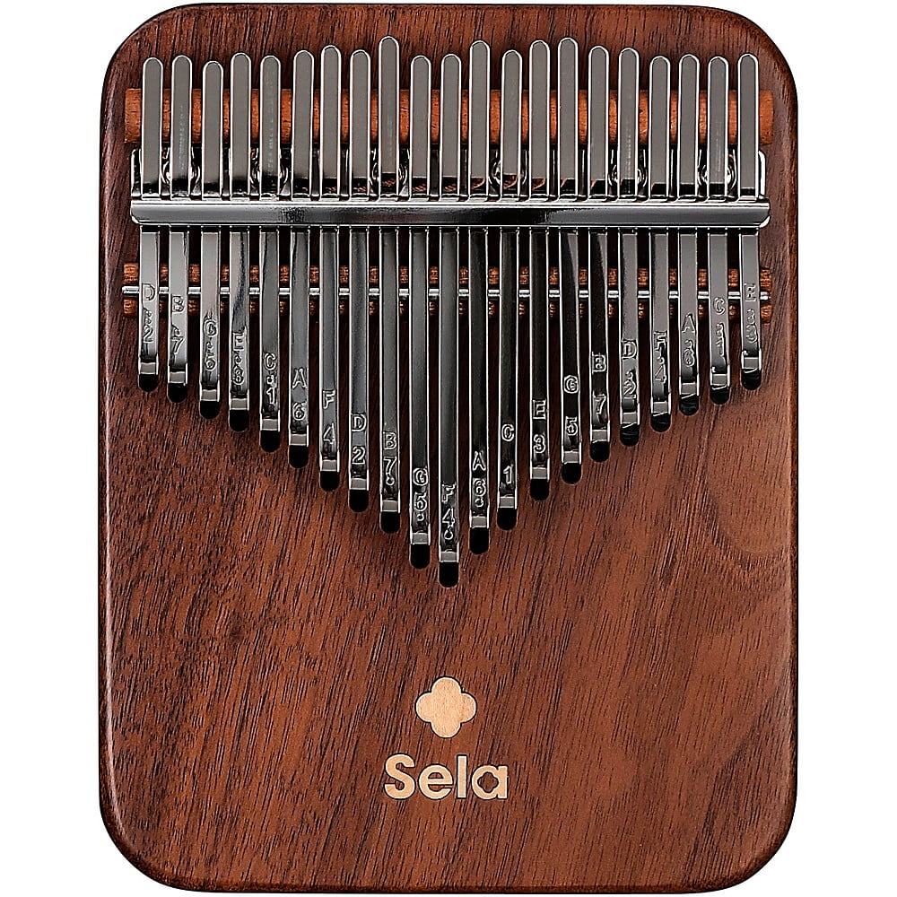 Sela 21 Note Solid Kalimba Black Walnut