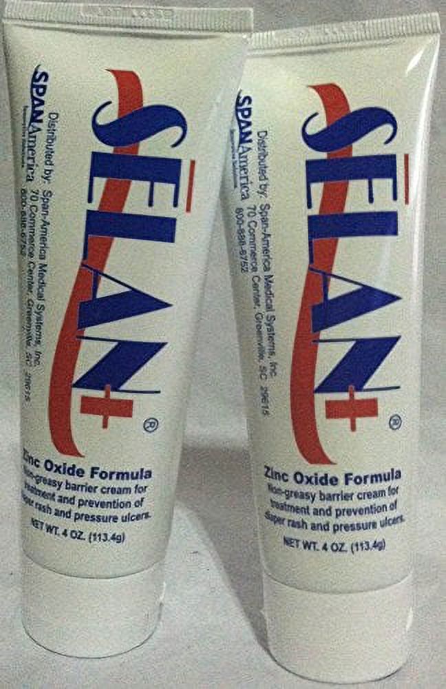 Selan Zinc Oxide Barrier Cream 4 2PK