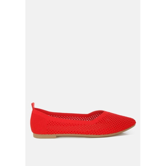 Selaris Fly Knit Slip On Ballerinas