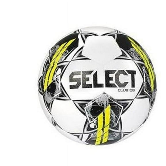 Select 1461143 Club DB V22 Soccer Ball, White & Black - Size 5