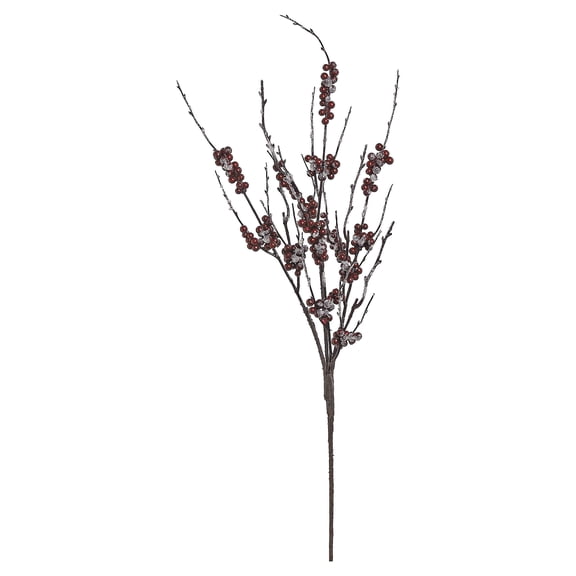 Select Artificials Frosted Berry Artificial Christmas Spray 28"