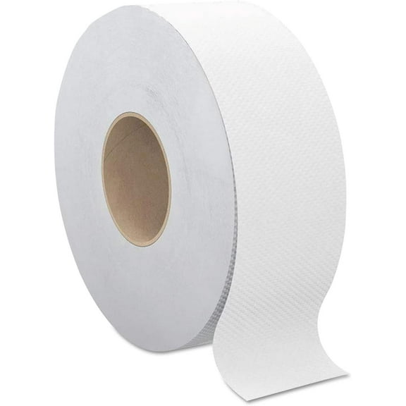 Select Bath Tissue, Septic Safe, 2-Ply, White, 3.3" x 1,000 ft, 12 Rolls/Carton