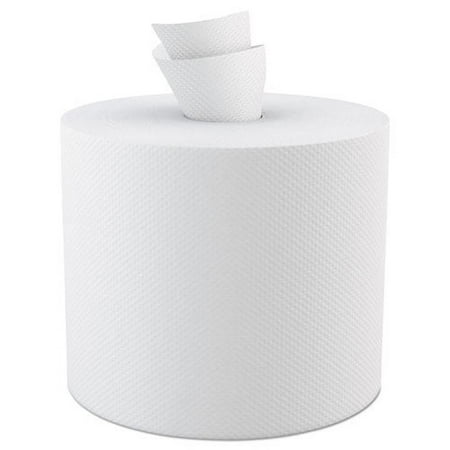 Select Center-Pull Paper Towels, 2-Ply, 7.3" X 600 Ft, White, 600/roll, 6/carton | Bundle of 2 Cartons