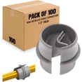 thumbnail image 1 of Select Connectors, 1/2 Inch Non-Metallic Cable Connectors, Snap Style Installation, Home Improvement Electrical Supplies, Single Cable 14/2-10/3 AWG, Two Cables 14/2-12/2-14/3 AWG (100 Pack), 1 of 6