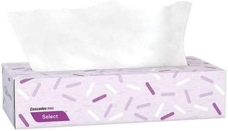 Select Flat Box  Tissue 2-Ply White 100 Sheets Per Box 30 Boxes Per Each Carton