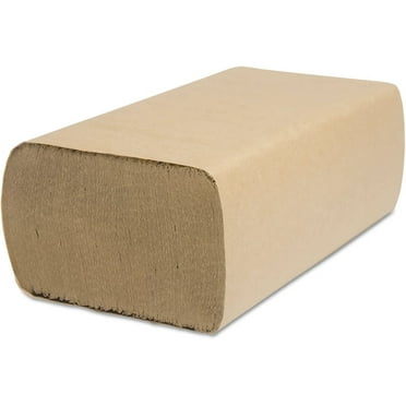 Select Folded Towels, Multifold, 1-Ply, 9 x 9.45, Natural, 250/Pack, 16 Packs/Carton