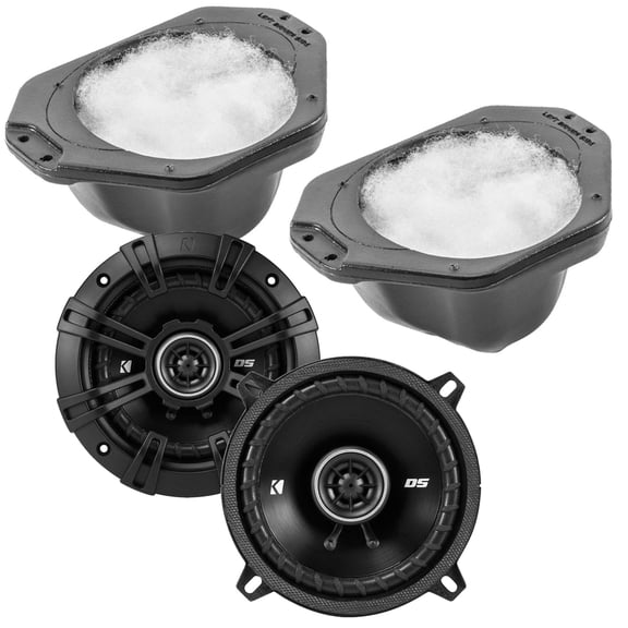 Select Increments Dash-Pod Enclosures (DPE03065K) Dash Pods with Kicker 5.25" Speakers