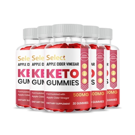 Select Keto ACV Gummies, Maximum Strength, Official Select Keto Gummies Support (5 Pack)