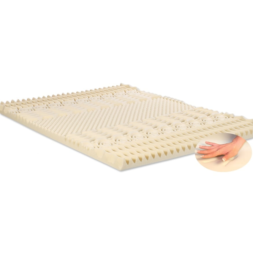 2-Inch Gel Memory Foam 7-Zone Mattress Topper