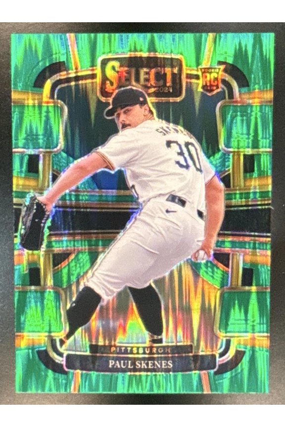 Select Paul Skenes #1 Base Concourse Green Flash Prizm