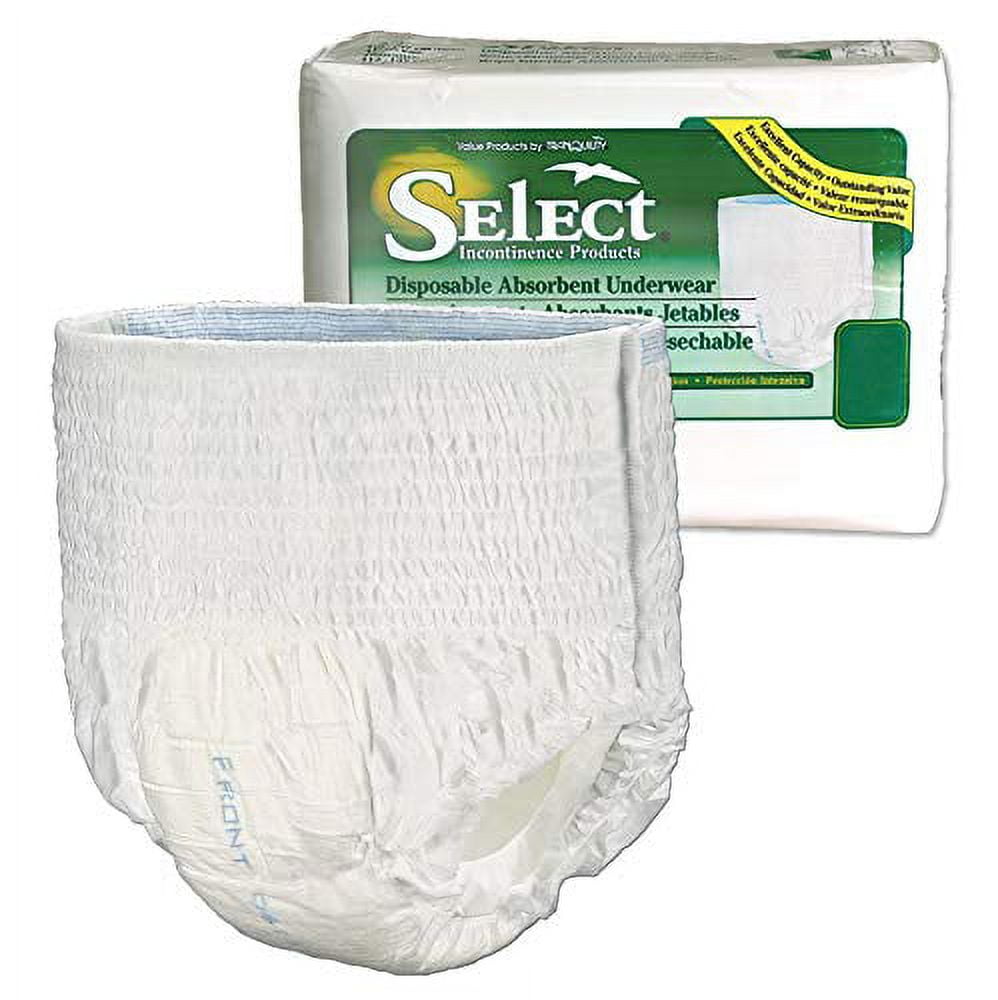 Select Protective Pull-Up Underwear, 2XL-Plus - 1/Case of 48