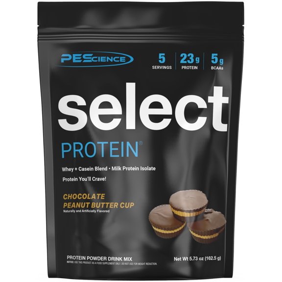Select Protein Powder Whey & Casein Blend with Milk Protein Isolate, Low Carb, Gluten-Free
