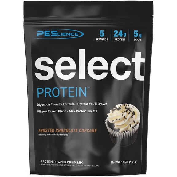 Select Protein Powder Whey & Casein Blend with Milk Protein Isolate, Low Carb, Gluten-Free