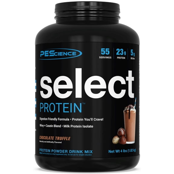 Select Protein Powder Whey & Casein Blend with Milk Protein Isolate, Low Carb, Gluten-Free