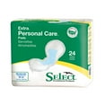 thumbnail image 1 of Select Unisex Incontinent Pad Contoured 7-1/4 X 16-1/2 Inch 2882, 96 Ct, 1 of 3