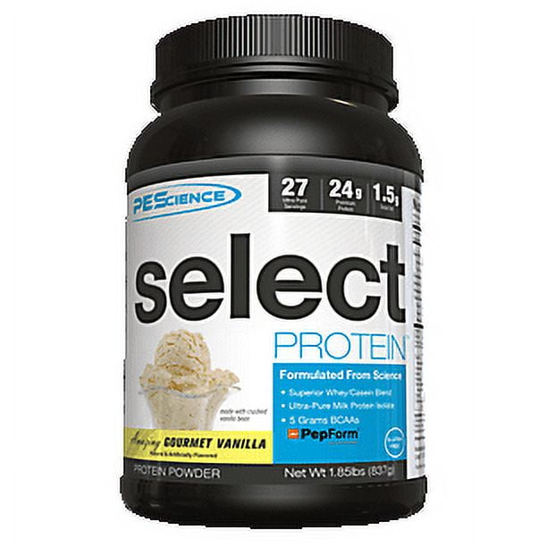 Select Whey & Casein Protein Blend Isolate Gourmet Vanilla (27
