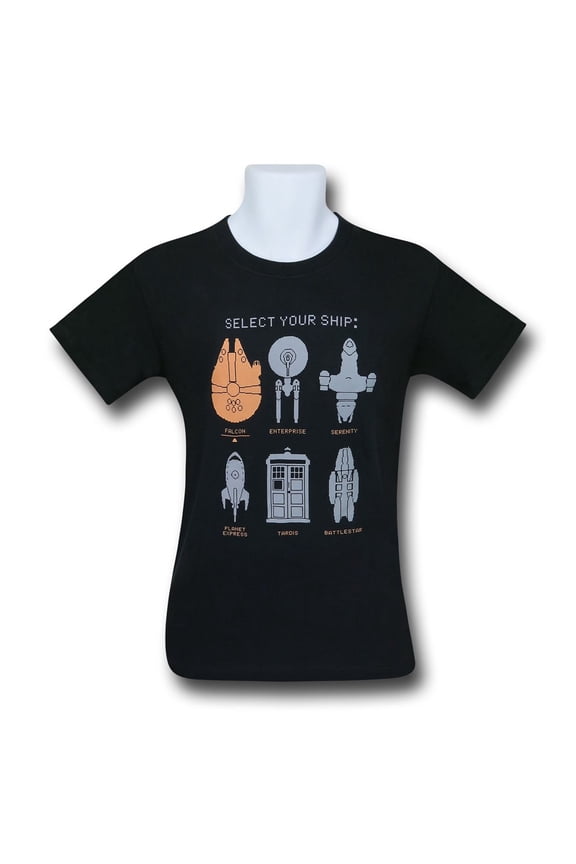 Select Your Ship Men's T-Shirt-XLarge