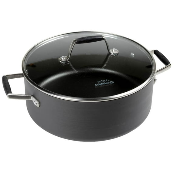 Select by Calphalon Hard-Anodized Nonstick 5 Qt. Dutch Oven with Lid