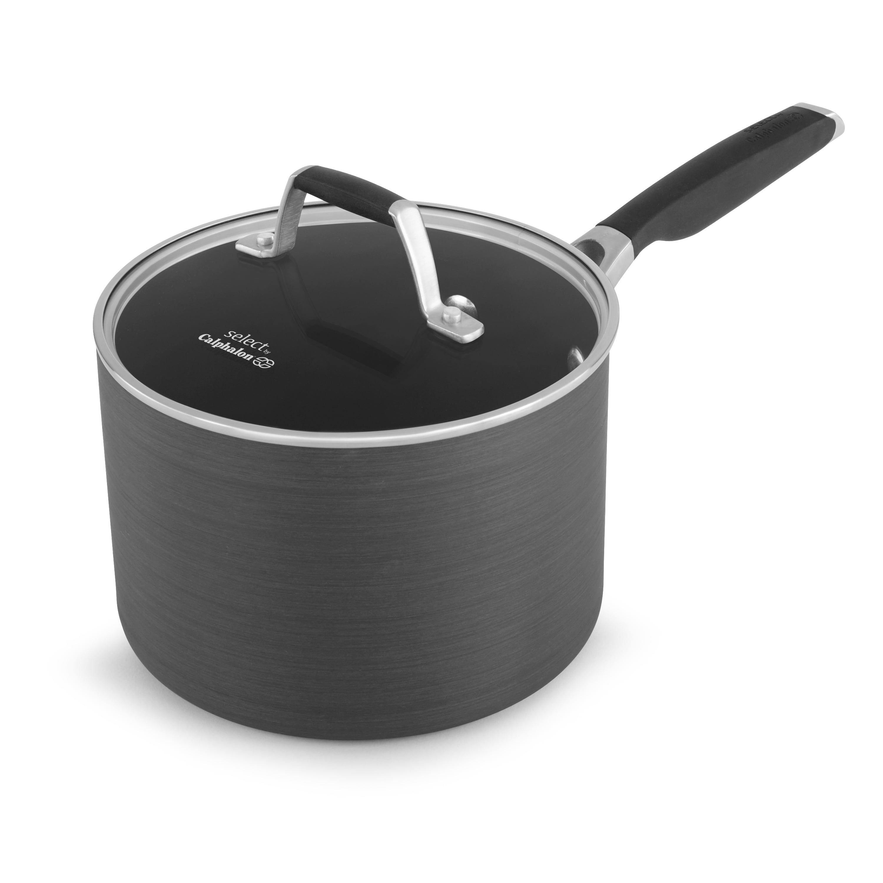 Calphalon Classic 3.5 Quart Hard Anodized Nonstick Cookware Sauce Pan with  Lid, 1 Piece - Fry's Food Stores