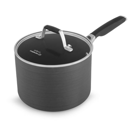 Select by Calphalon Hard-Anodized Nonstick 3.5 Quart Saucepan with Cover