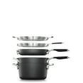 thumbnail image 1 of Select by Calphalon Space Saving Hard Anodized Nonstick 7 Piece Cookware Starter Set, 1 of 5